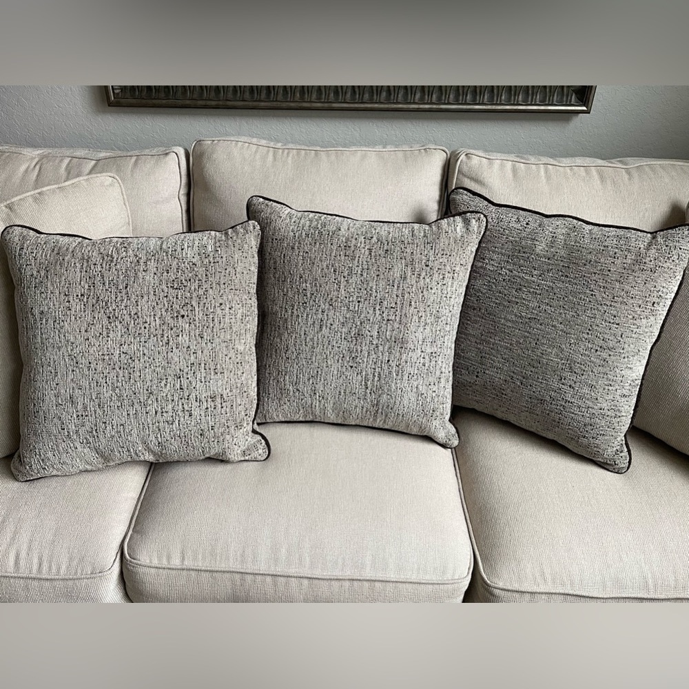 Custom Made Chenille Pillow Covers SET OF 3